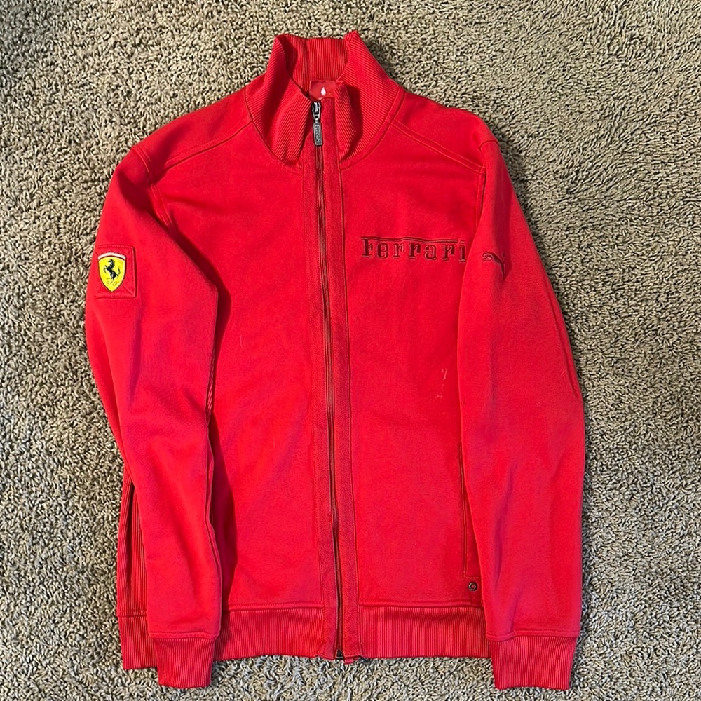 Ferrari Red Men's Jacket